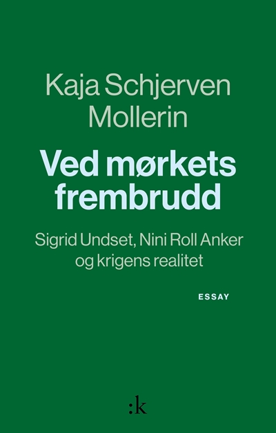 Omslaget til Ved mørkets frembrudd - Sigrid Undset, Nini Roll Anker og krigens realitet